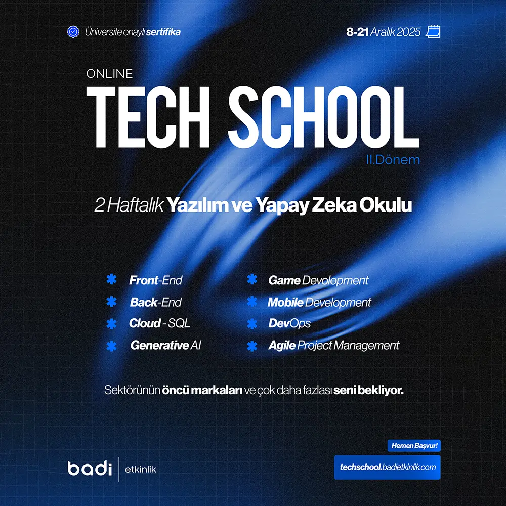 Tech School Hero Görseli